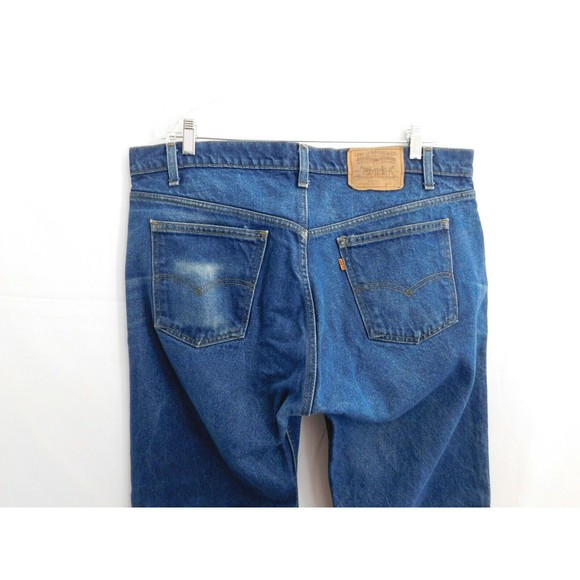 Levi's Jeans 40 Men's Orange Tab Zipper Fly Jeans Size 40 x 30 - Picture 3 of 10